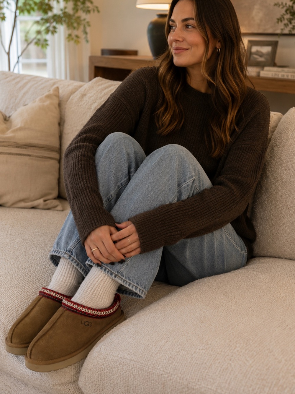 UGG TAZZ Slippers Chestnut Women’s 8